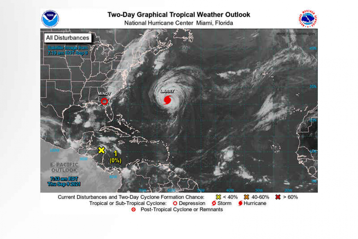 ...FUERTES LLUVIAS POR MINDY SE EXTIENDEN TIERRA ADENTRO SOBRE EL SURESTE DE GEORGIA Y EL AREA COSTERA DE CAROLINA DEL SUR...