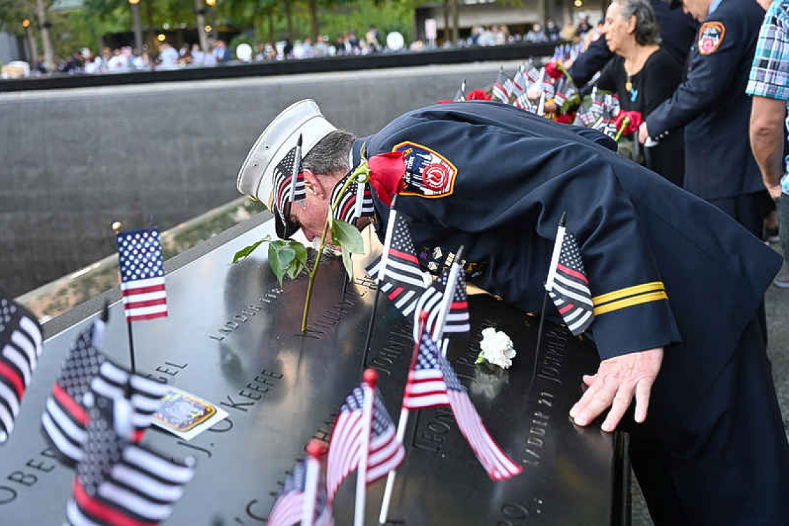 'Like an eternal flame': Americans honour the fallen on 20th anniversary of Sept. 11
