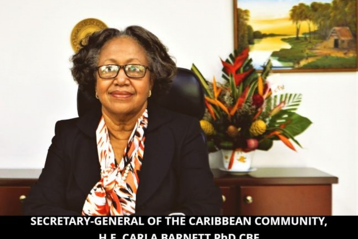    CARICOM SG Barnett makes remarks  on Caribbean Wellness Day, Sept. 11