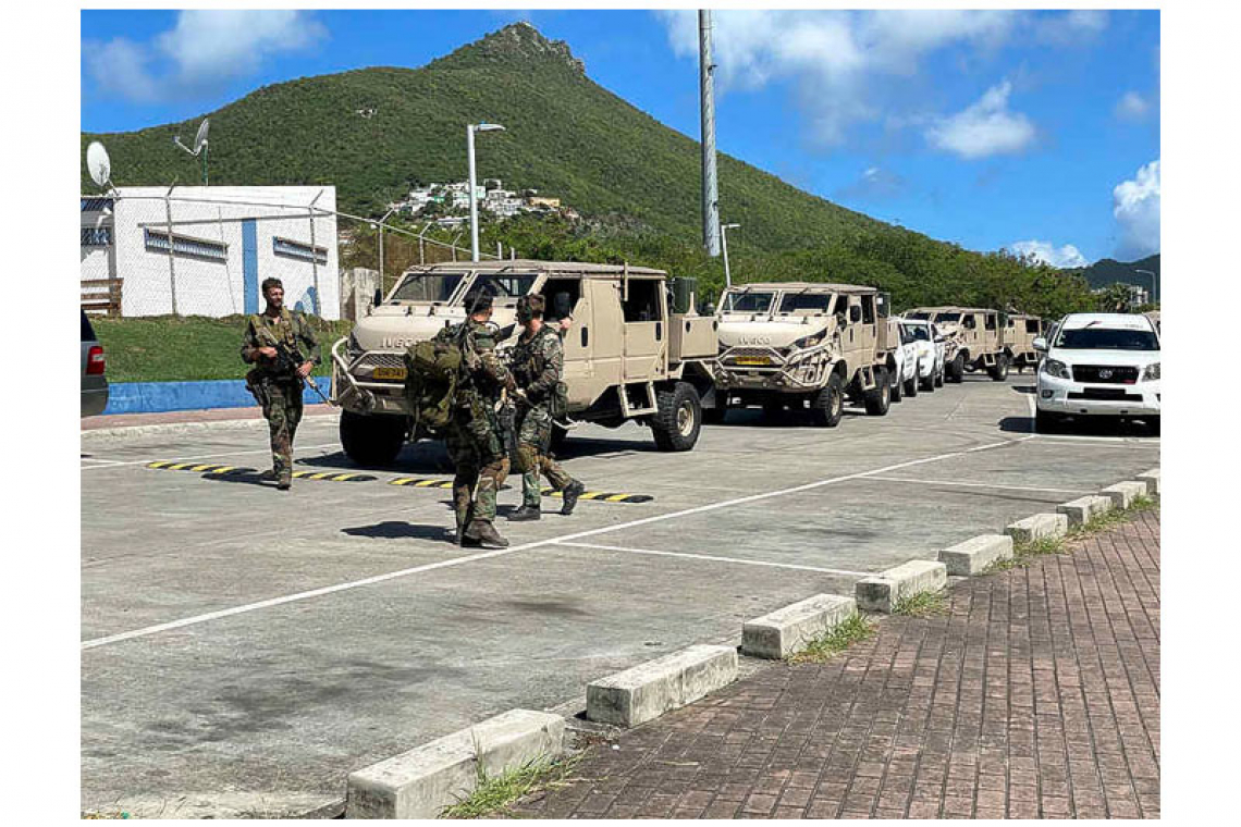 ‘Stand-in’ Governor safely evacuated  after mock invasion of hostile troops