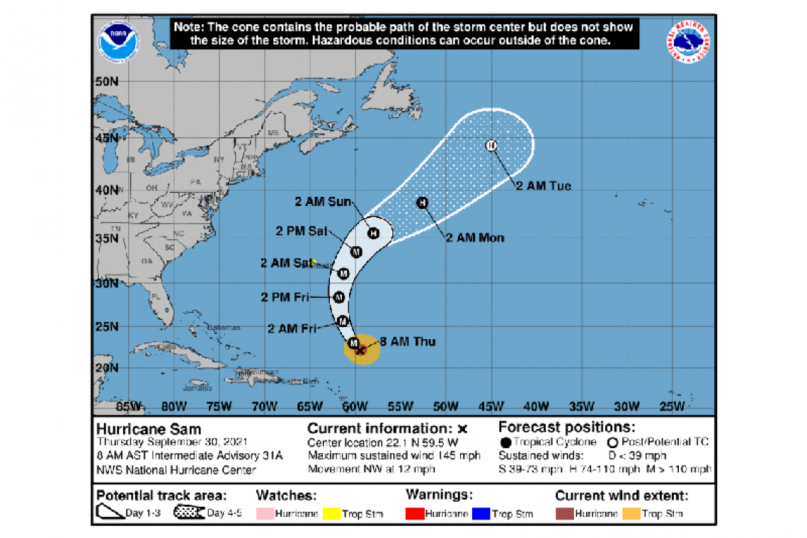 ...TROPICAL STORM WATCH FOR BERMUDA...