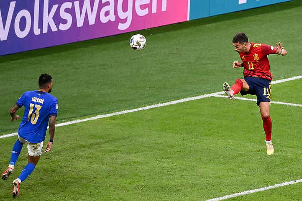 Spain end Italy's long unbeaten run to reach Nations League final