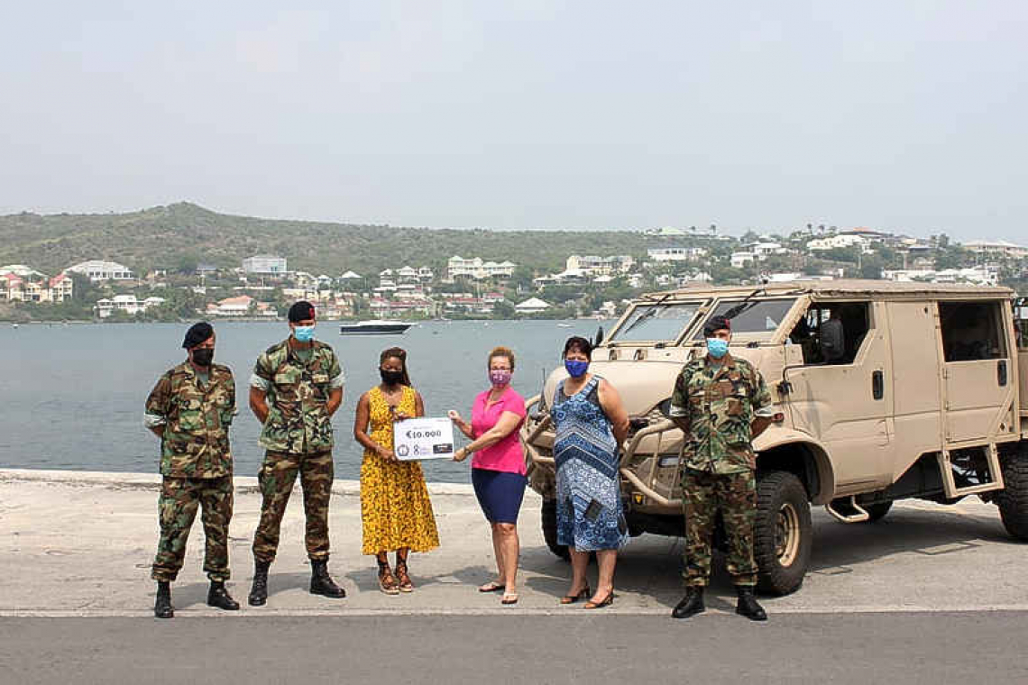 Safe Haven receives generous  donation from Dutch Marines