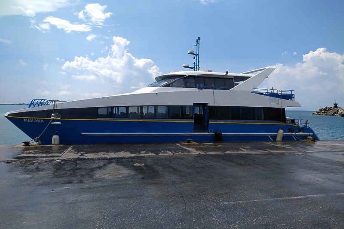 Makana ferry to be  stationed in Statia