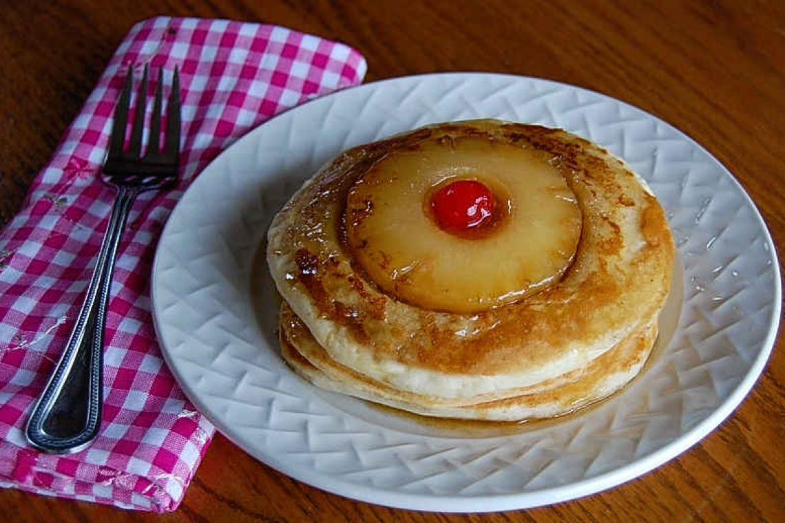 Let’s make pineapple upside down pancakes!