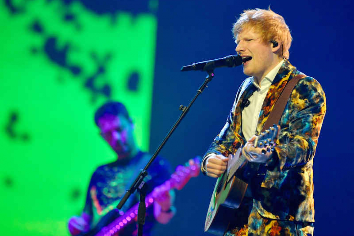 Ed Sheeran wins best artist at MTV Europe Music Awards