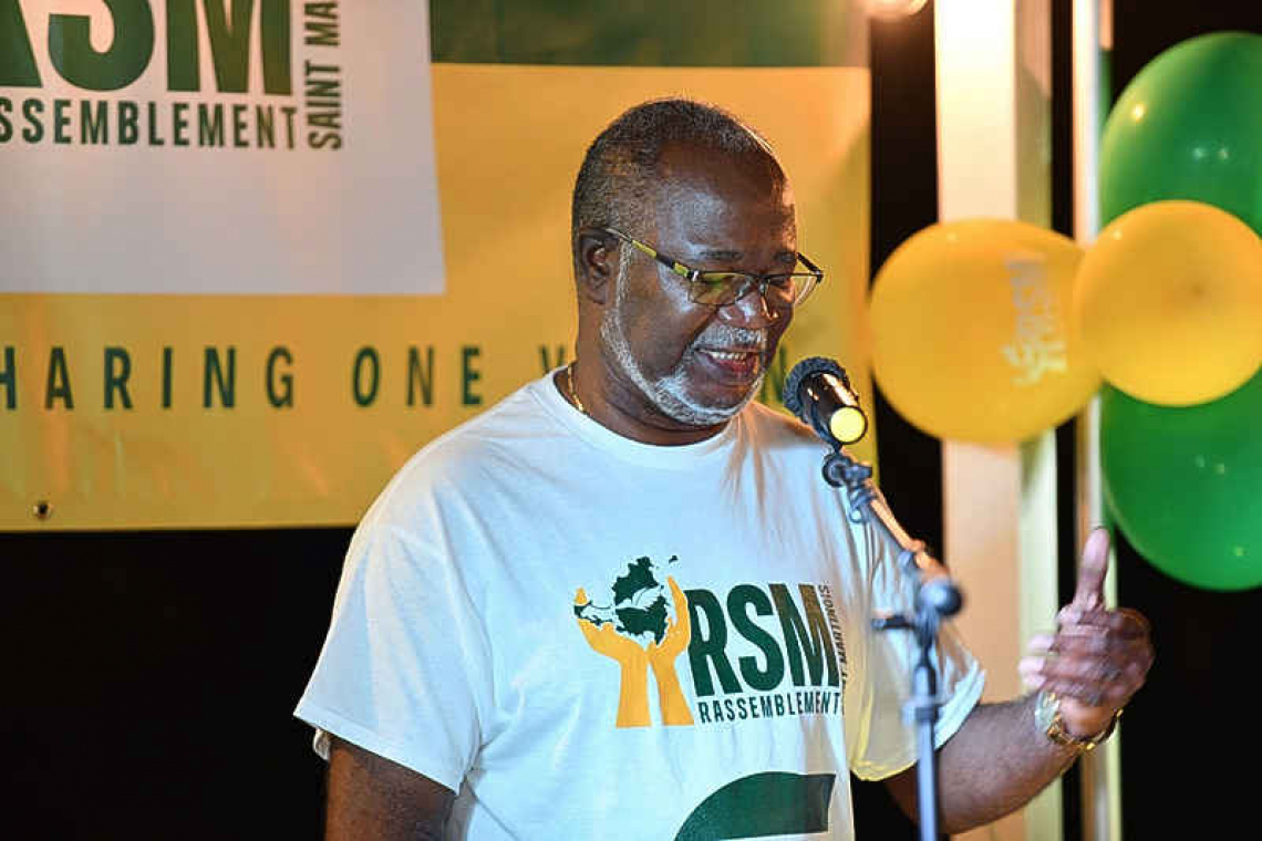 ‘Rassemblement St. Martinois’  political party officially launched