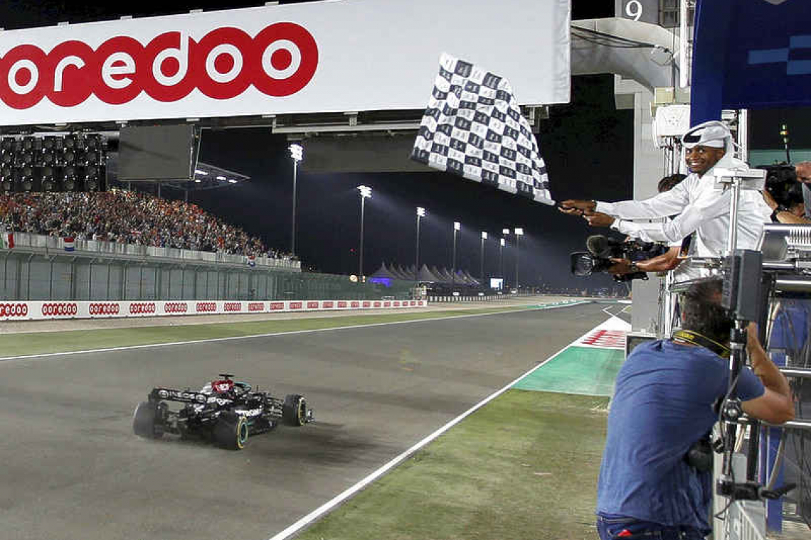 Hamilton cuts Verstappen's F1 lead to eight points