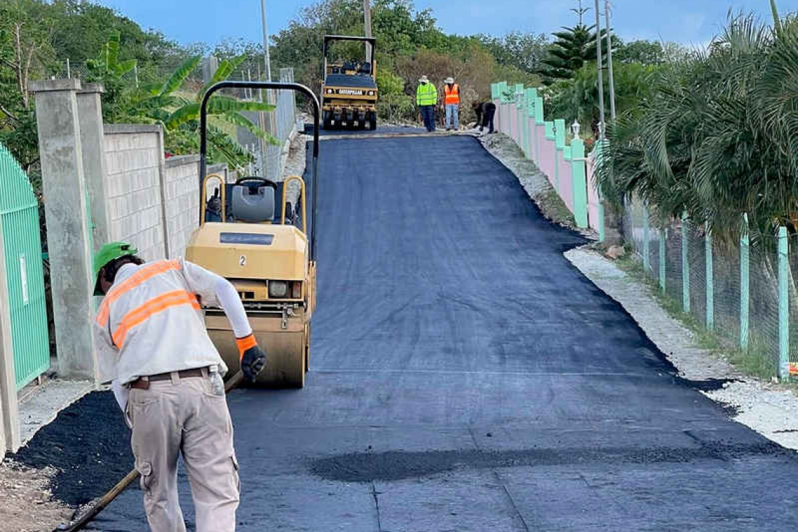 Residents get relief as Public Works  paves dirt road in Montpelier Estate