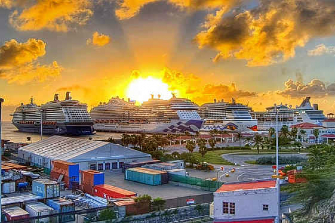 Six cruise ships expected  in Port St. Maarten today 