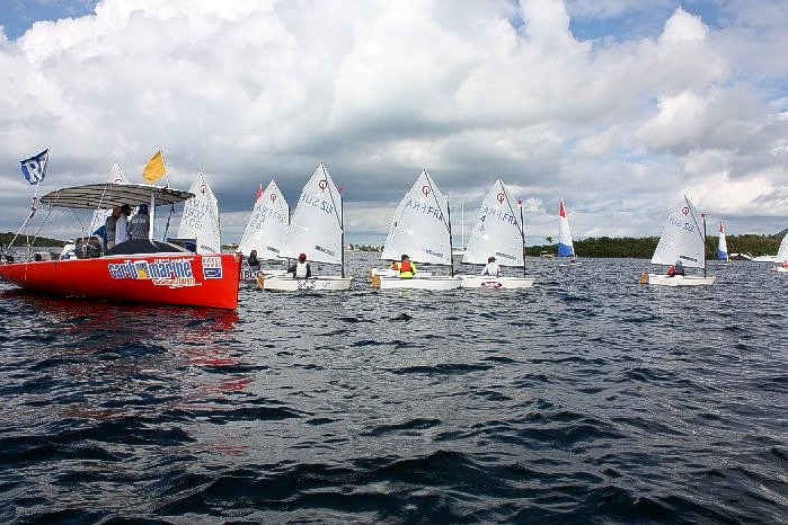 Stomp dominates Laser Pico Class in the Aberson Dinghy Sailing Series