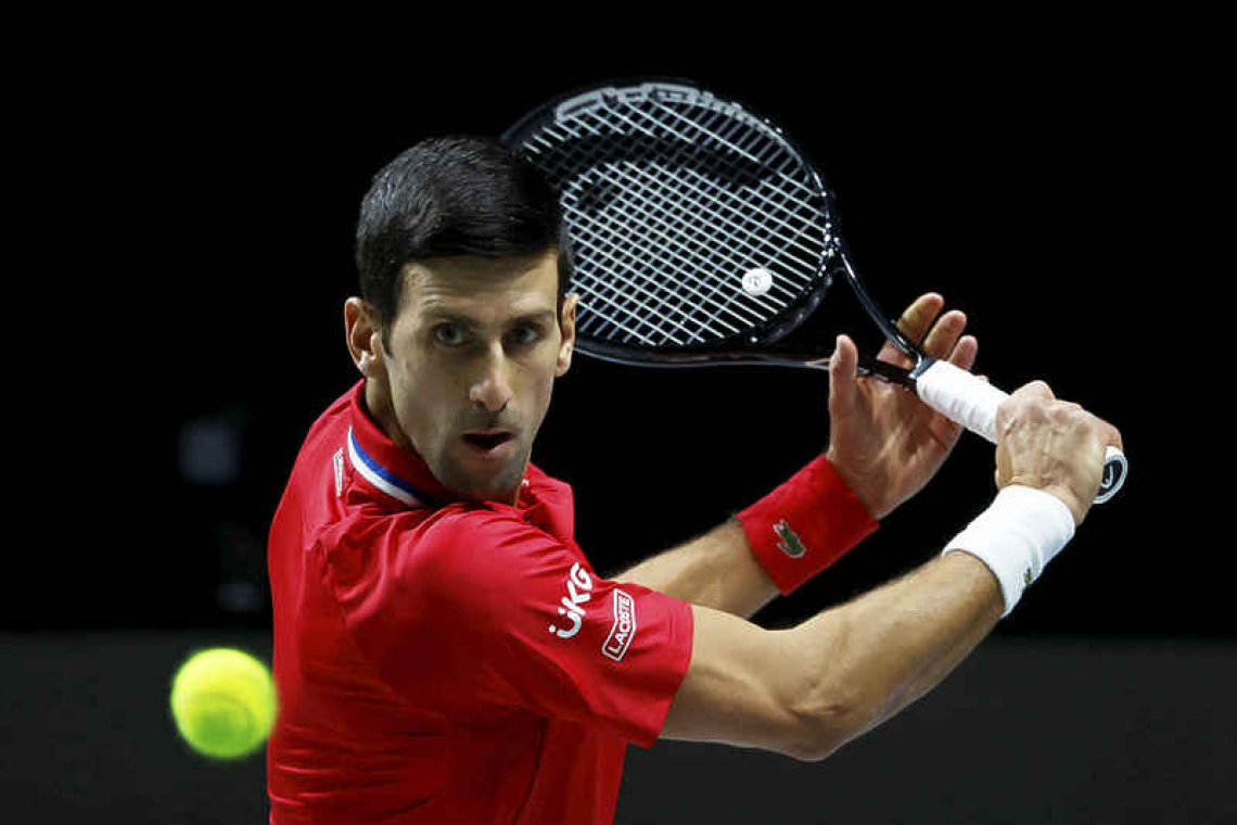 Inspired Djokovic powers Serbia into Davis Cup semis