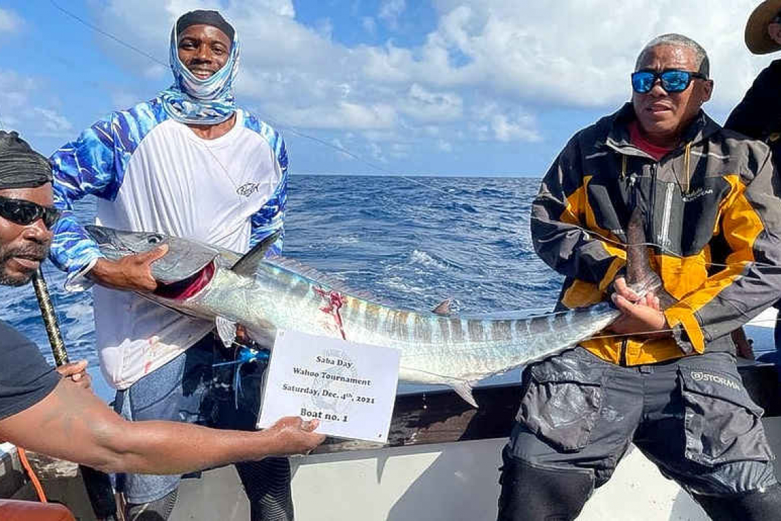 Statia takes first place in 2021  Saba Day Wahoo tournament
