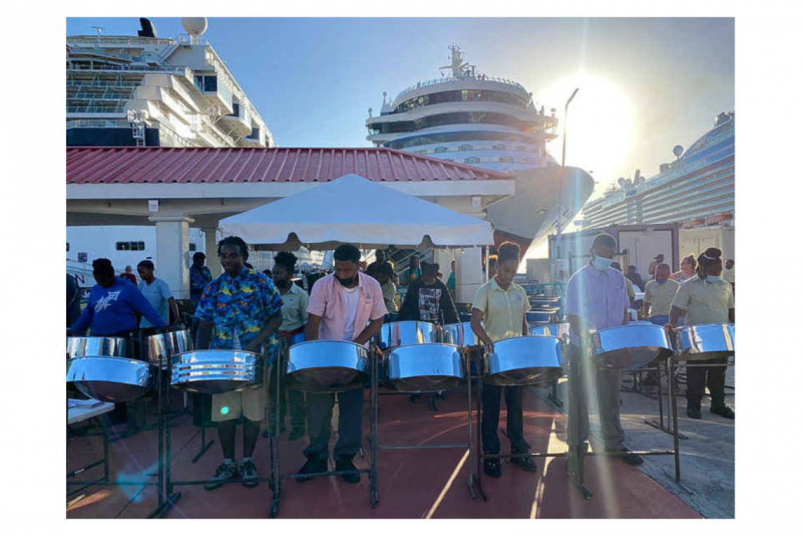 Steel pan recital hosted by  Dow Musical Foundation