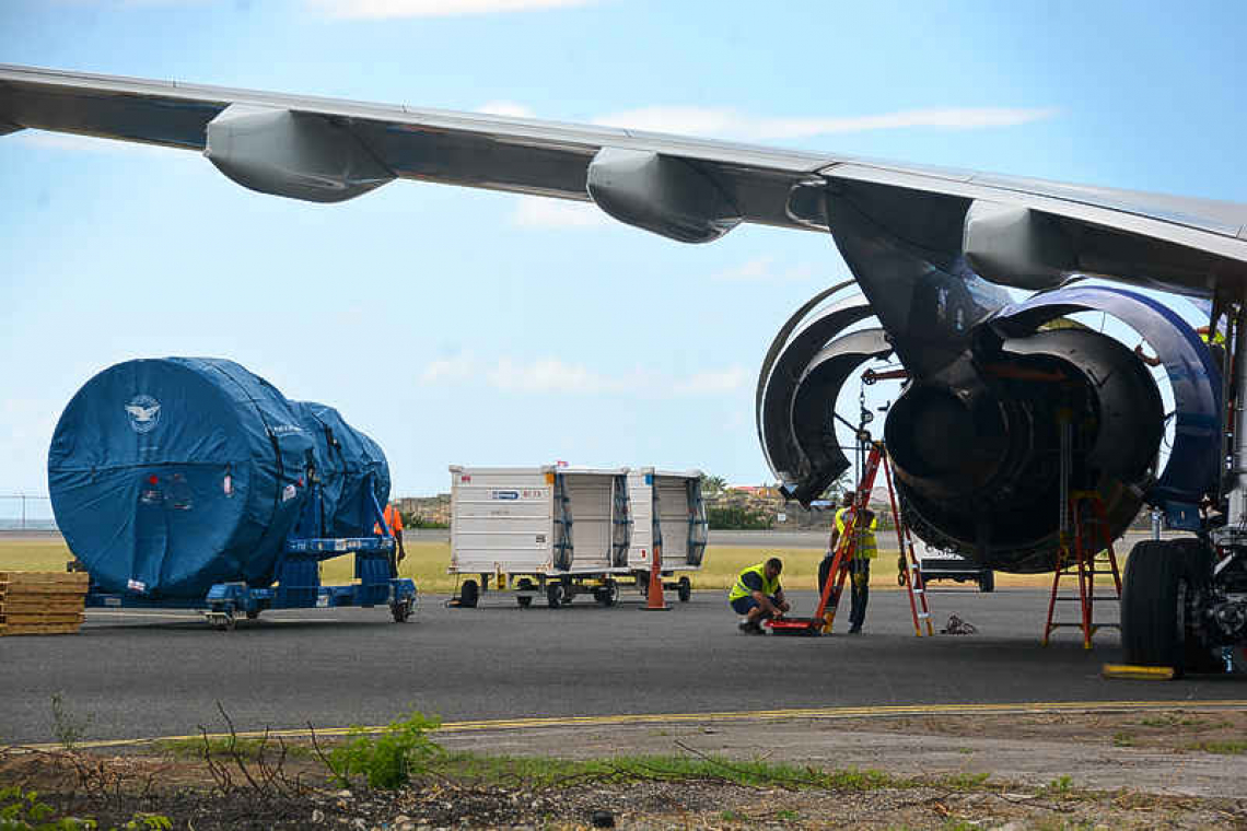 New engine for disabled Air Caraibes Airbus A330-300 