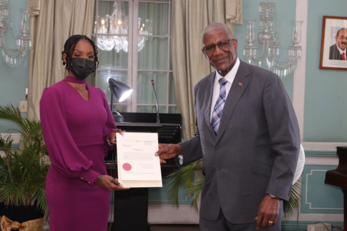 Kimberly Percival conferred  Ambassador-at-Large title