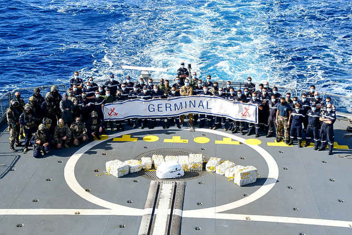 Second drugs seizure in  2022 for frigate ‘Germinal’
