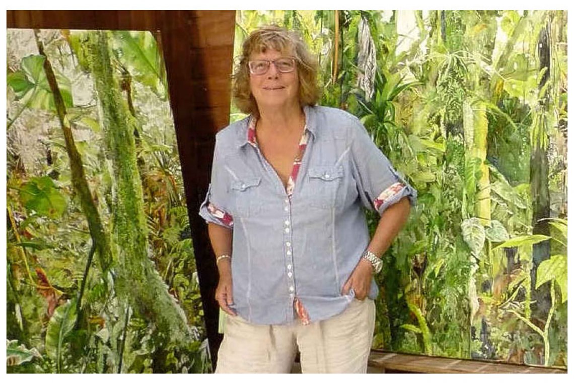 New rainforest paintings by  Heleen Cornet go on display