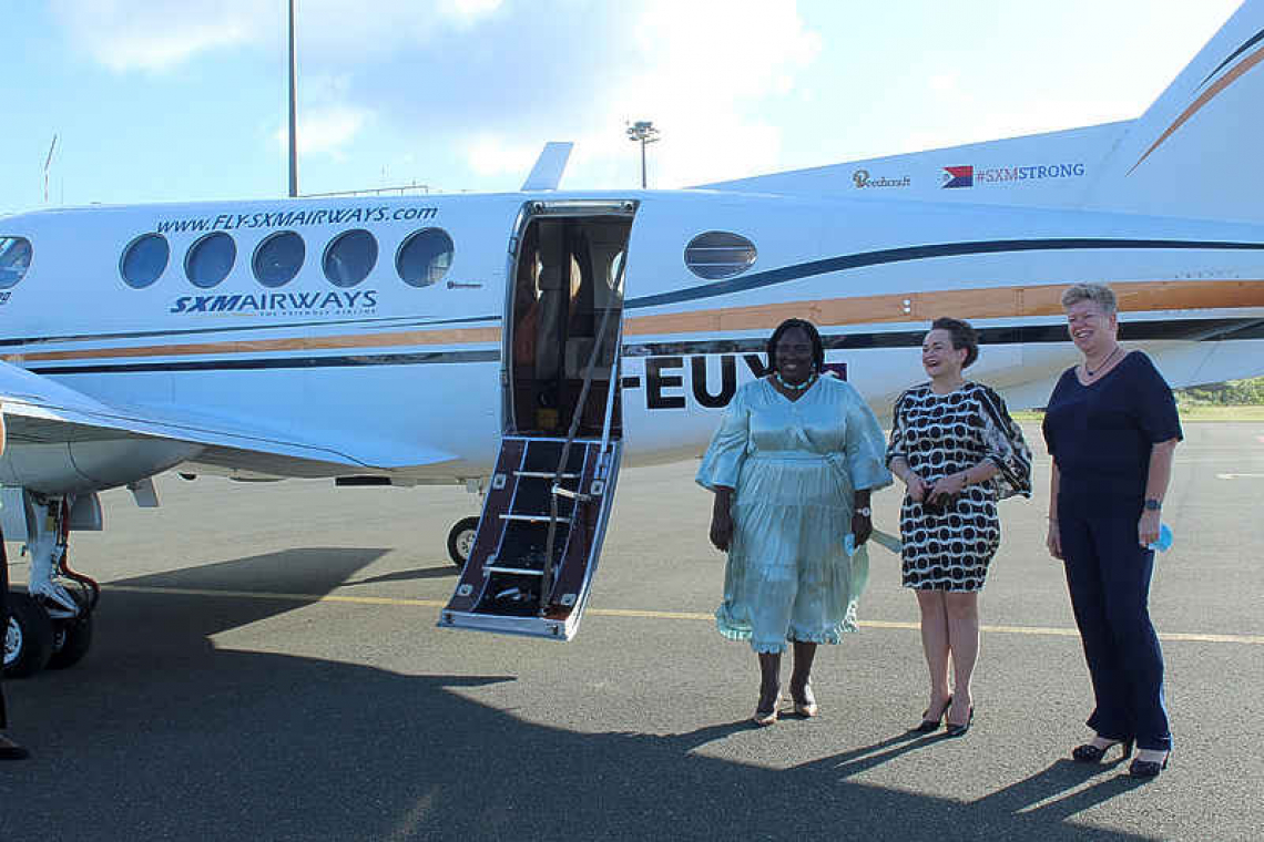 State Secretary van Huffelen  pays inaugural visit to Statia