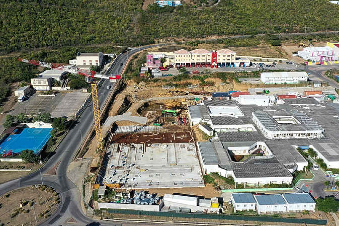 SMGH’s basement floor  pouring continues today