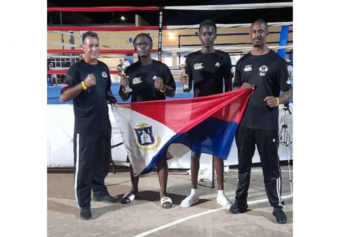 Two wins by Knockout for Kickboxing Team in Aruba