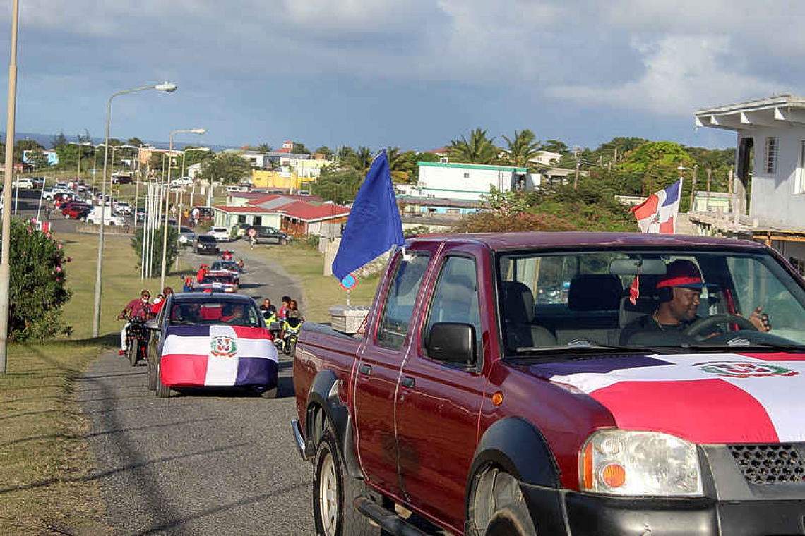 Dominicanos in St. Eustatius  celebrate Independence Day