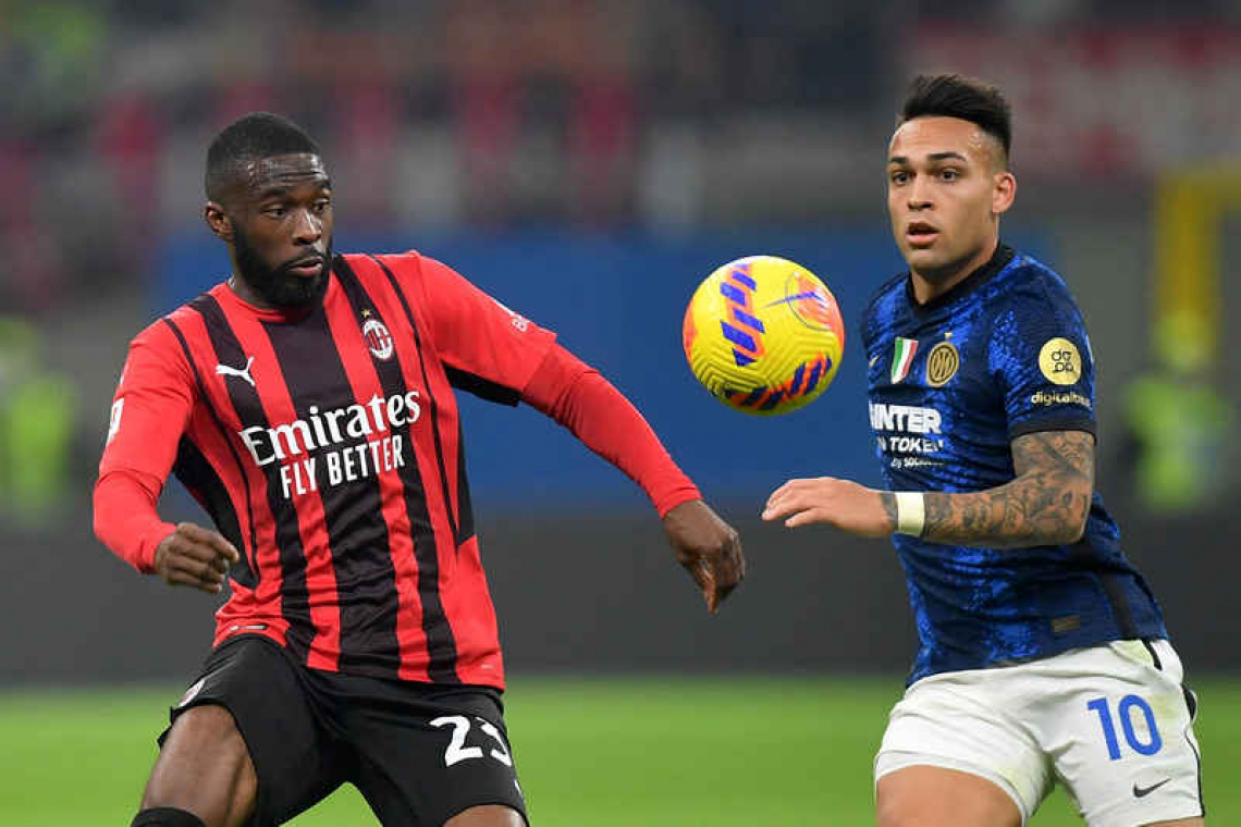 AC Milan spurn chances in goalless draw with Inter in cup semi-final