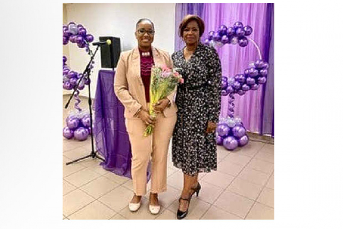 Peridot Foundation honours  Alisha J. Brookes for IWD