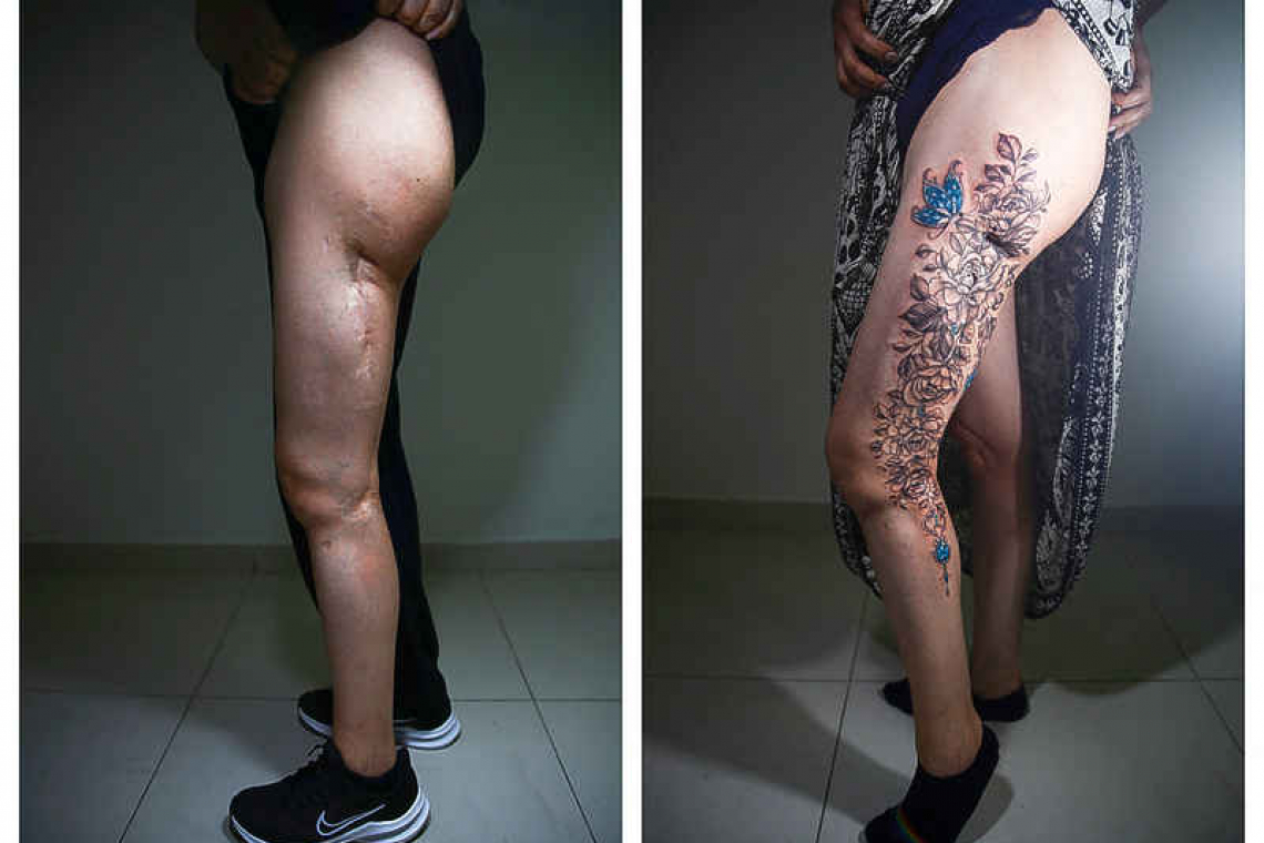 Brazil: Man 'earns a living' from tattoo ads - BBC News