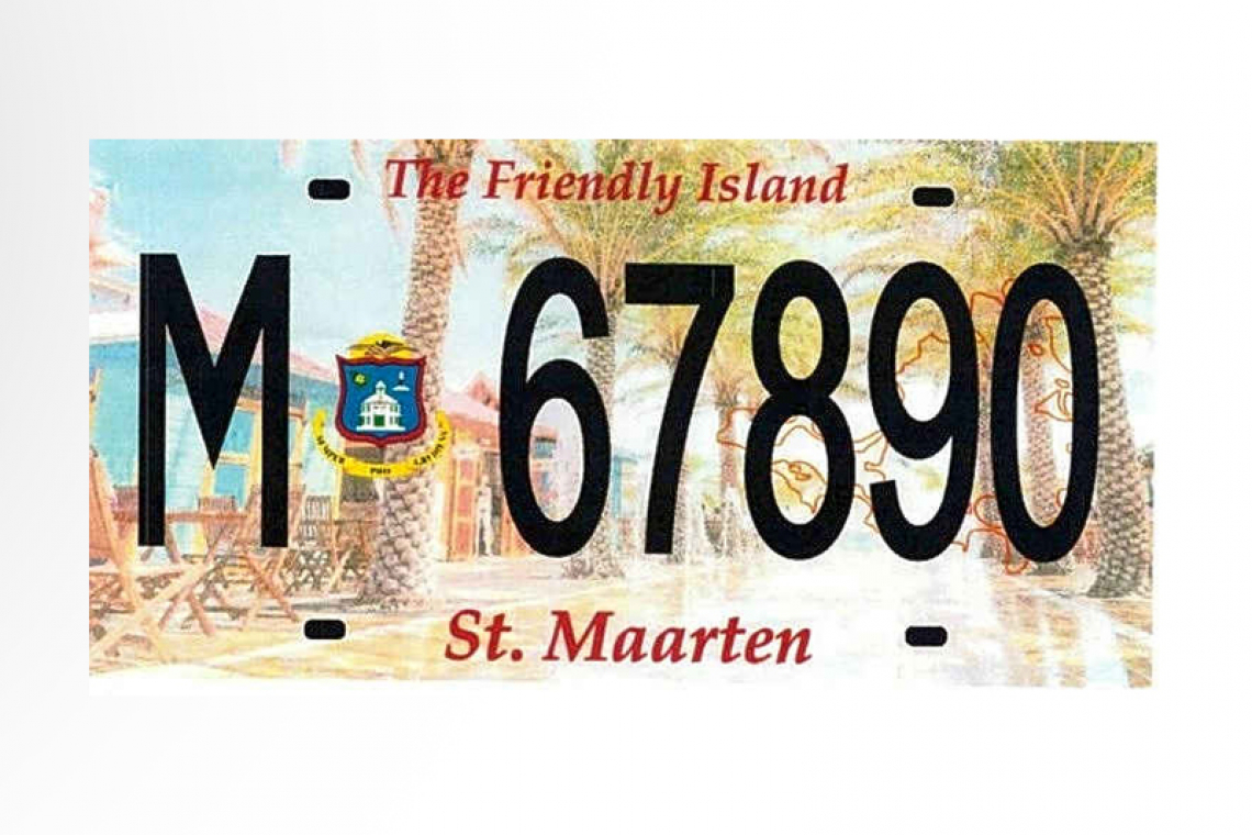 Numberplates not anti-rust, to  be replaced by stickers today