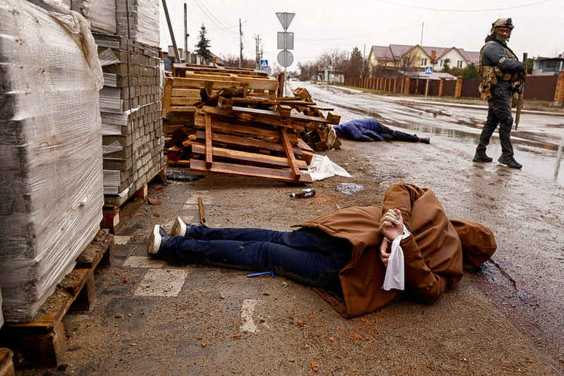 Ukraine accuses Russia of civilian 'massacre'; Moscow denies it