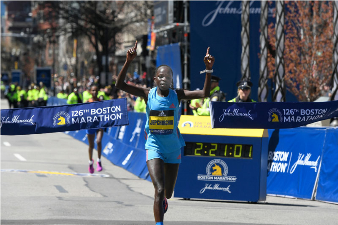 Kenyans Jepchirchir, Chebet victorious at Boston Marathon
