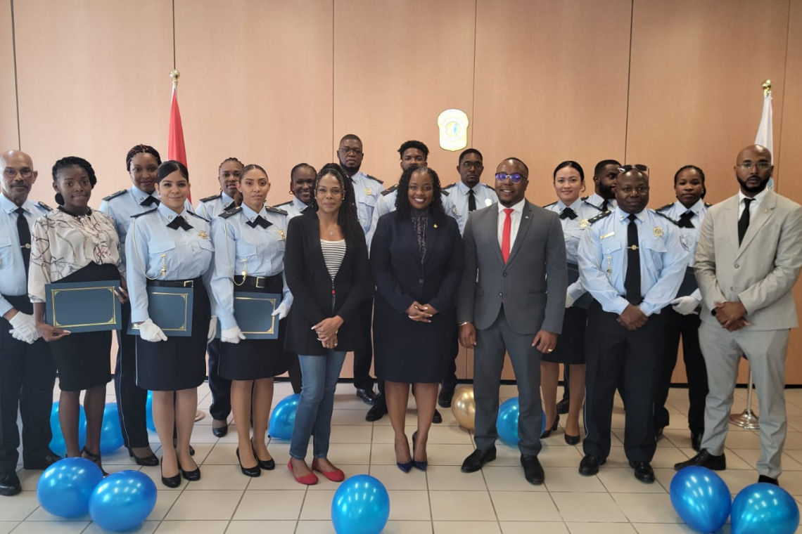 12 Customs officers sworn in  by Justice Minister Richardson