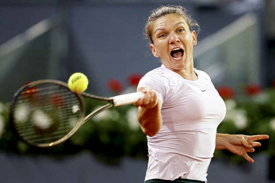 Halep storms into Madrid Open quarters, Murray dumps Thiem