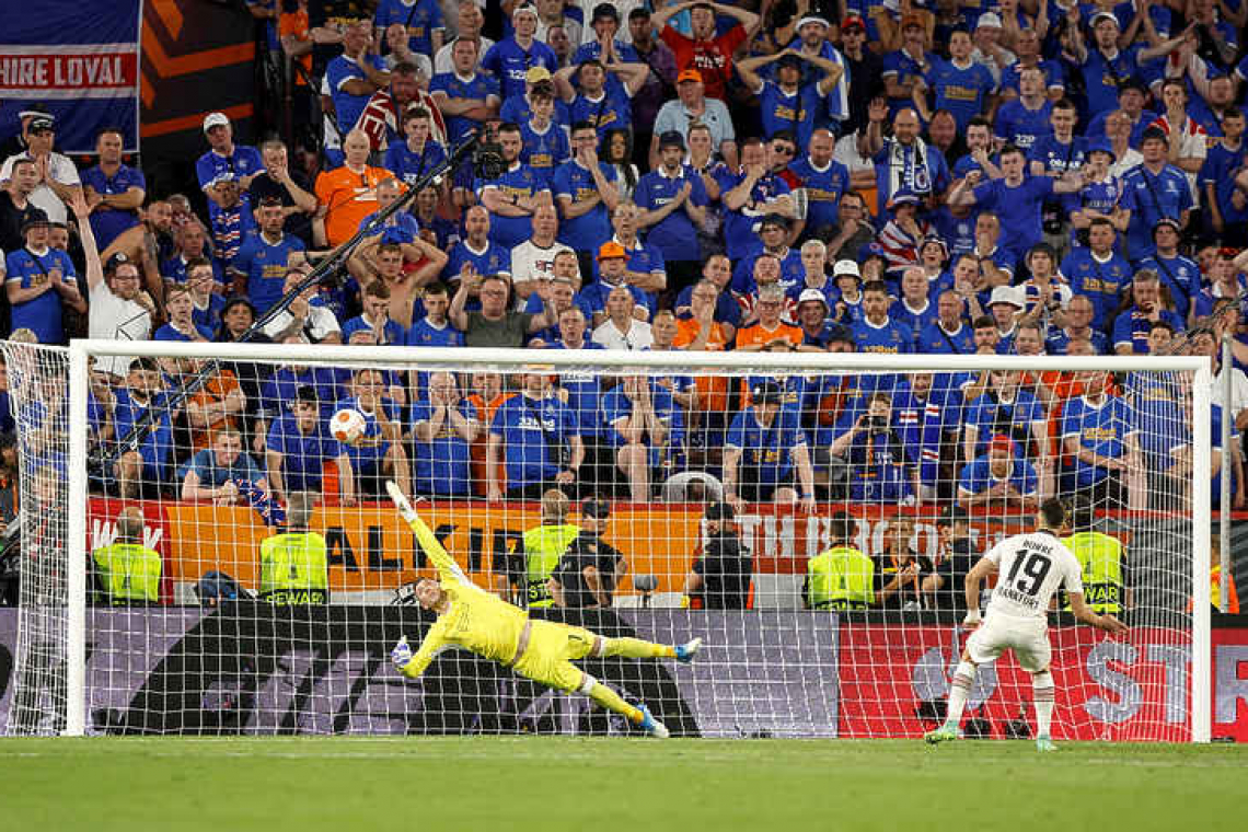 Eintracht beat Rangers 5-4 on penalties to win Europa final