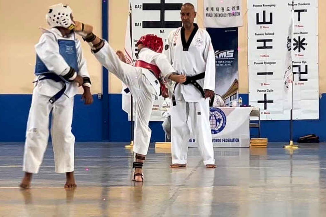 King Yen students pass Taekwondo belt exam