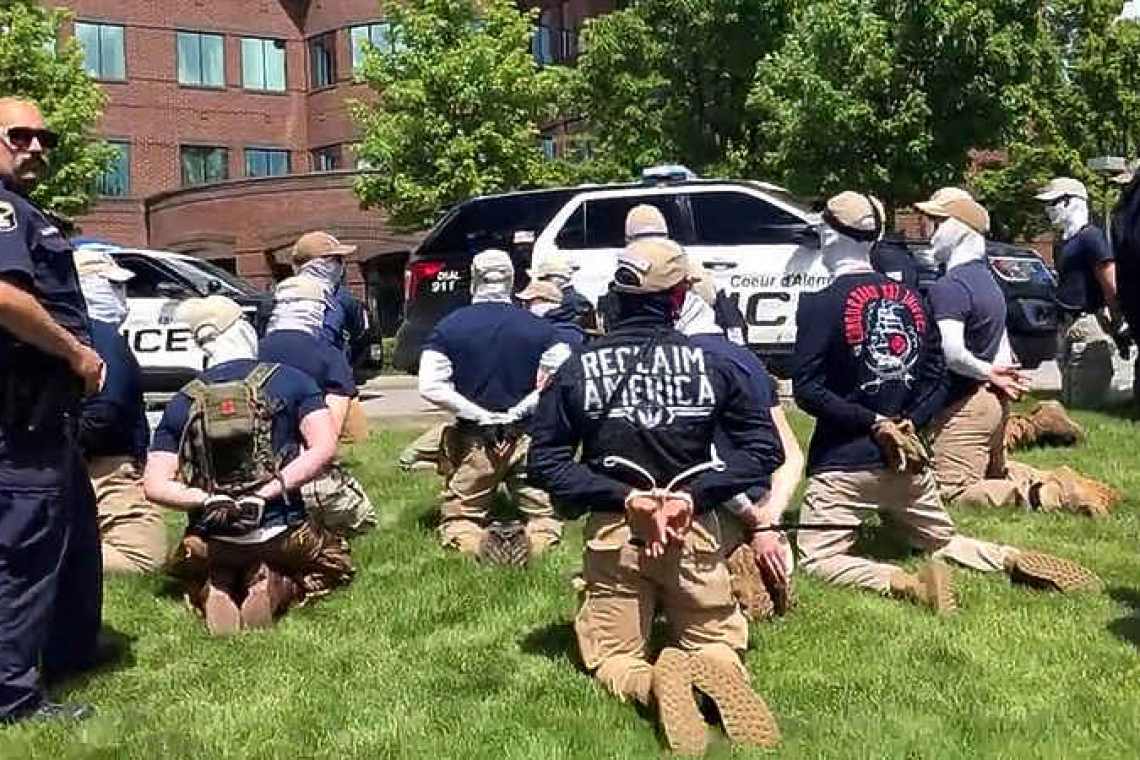 White nationalists accused of planning riot are bailed out