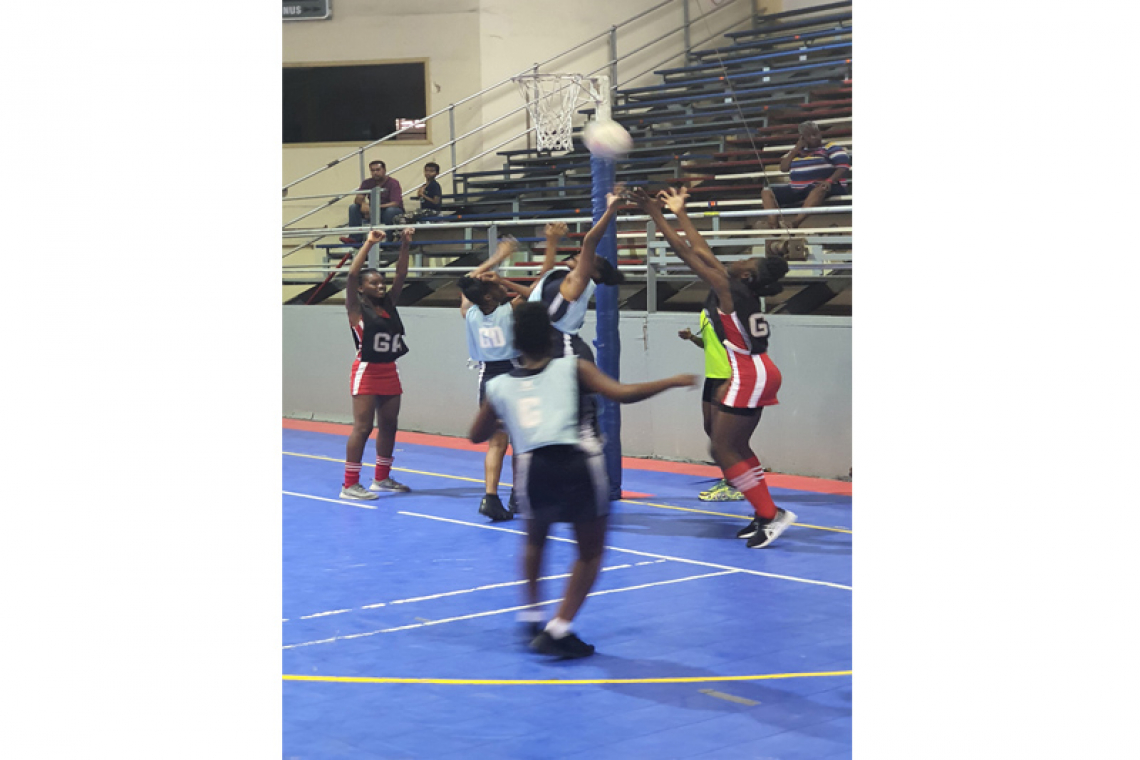 Leonald Connor dominates Sunday’s Netball competition