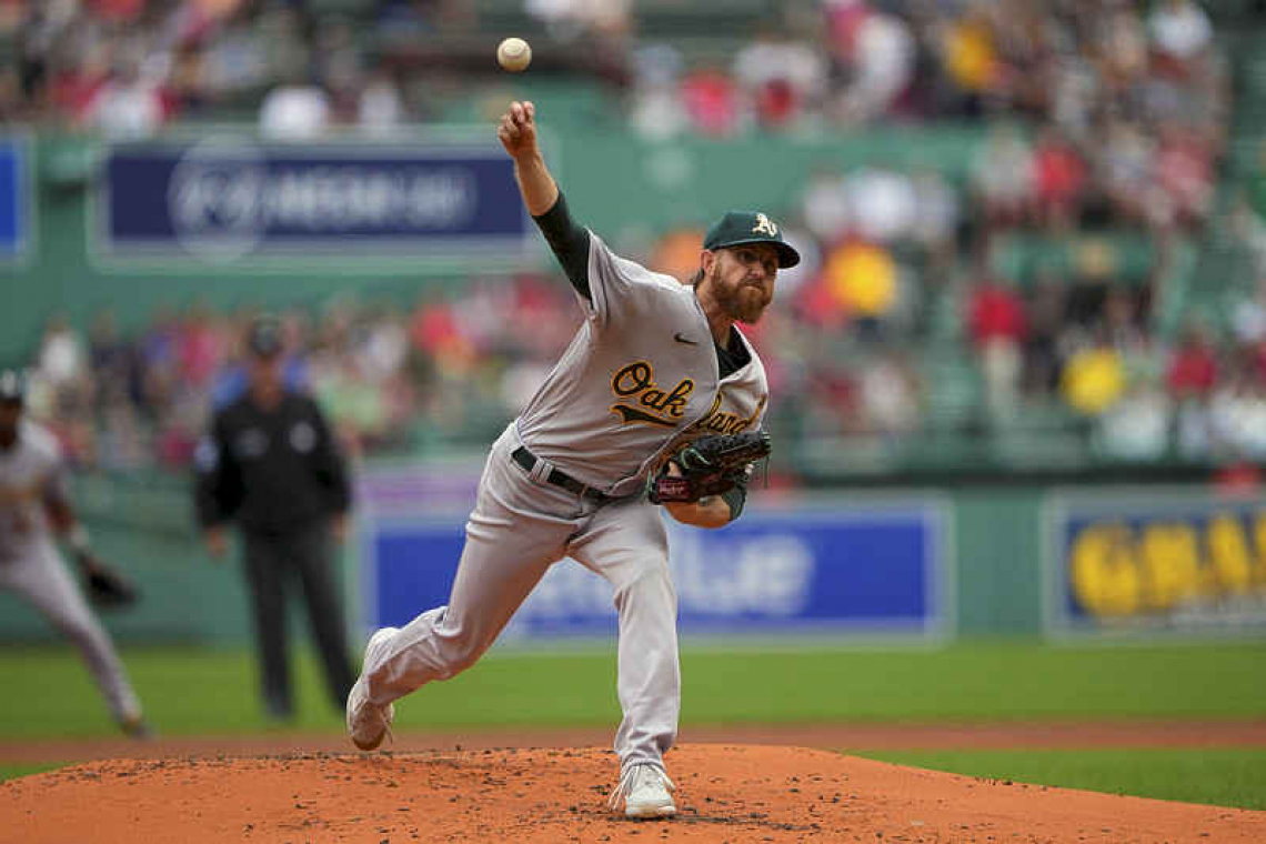    A’s hold off Red Sox to avoid sweep, 4-3