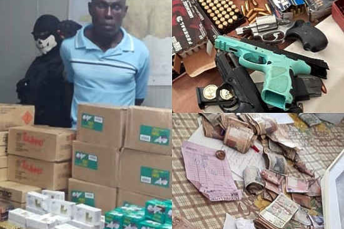 Quantity of ammunition in tens of thousands seized at Haiti wharf