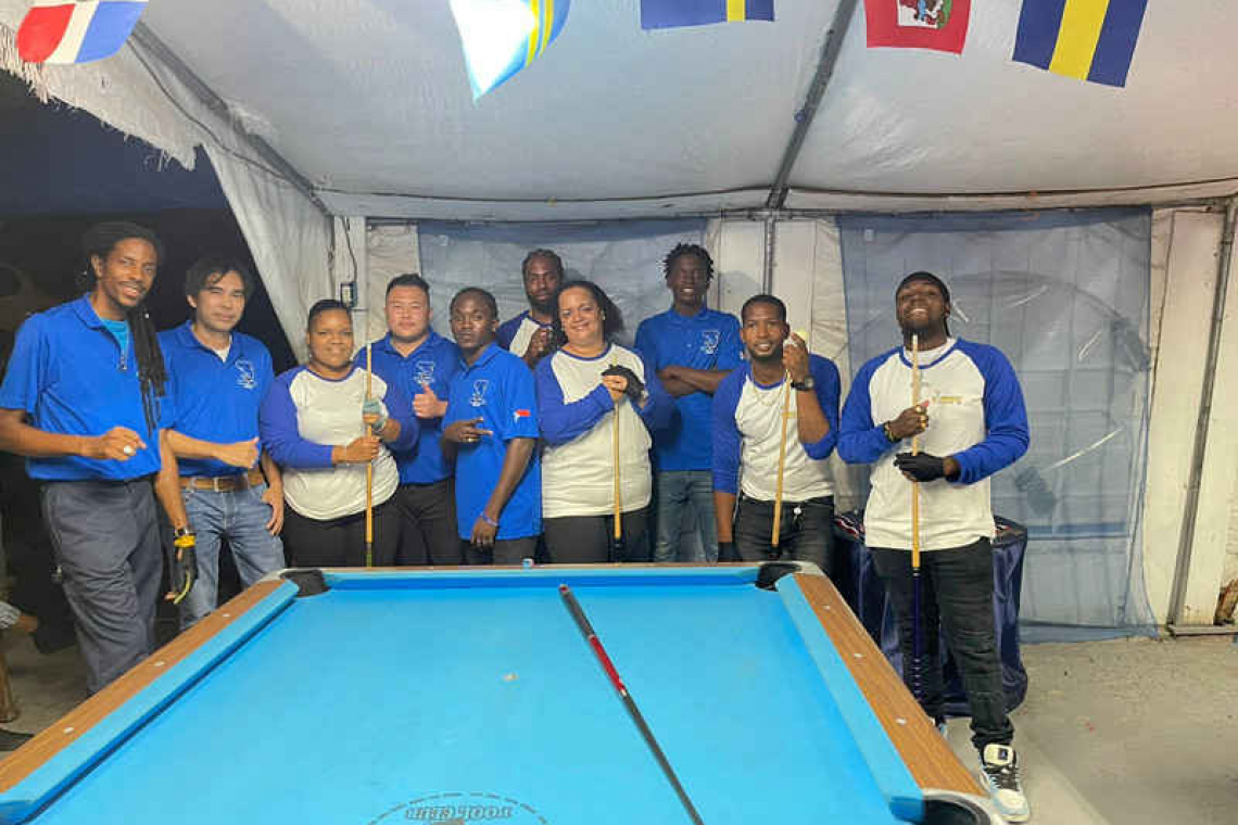    St. Maarten wins first leg of the 5-on-5 Pool Tourney