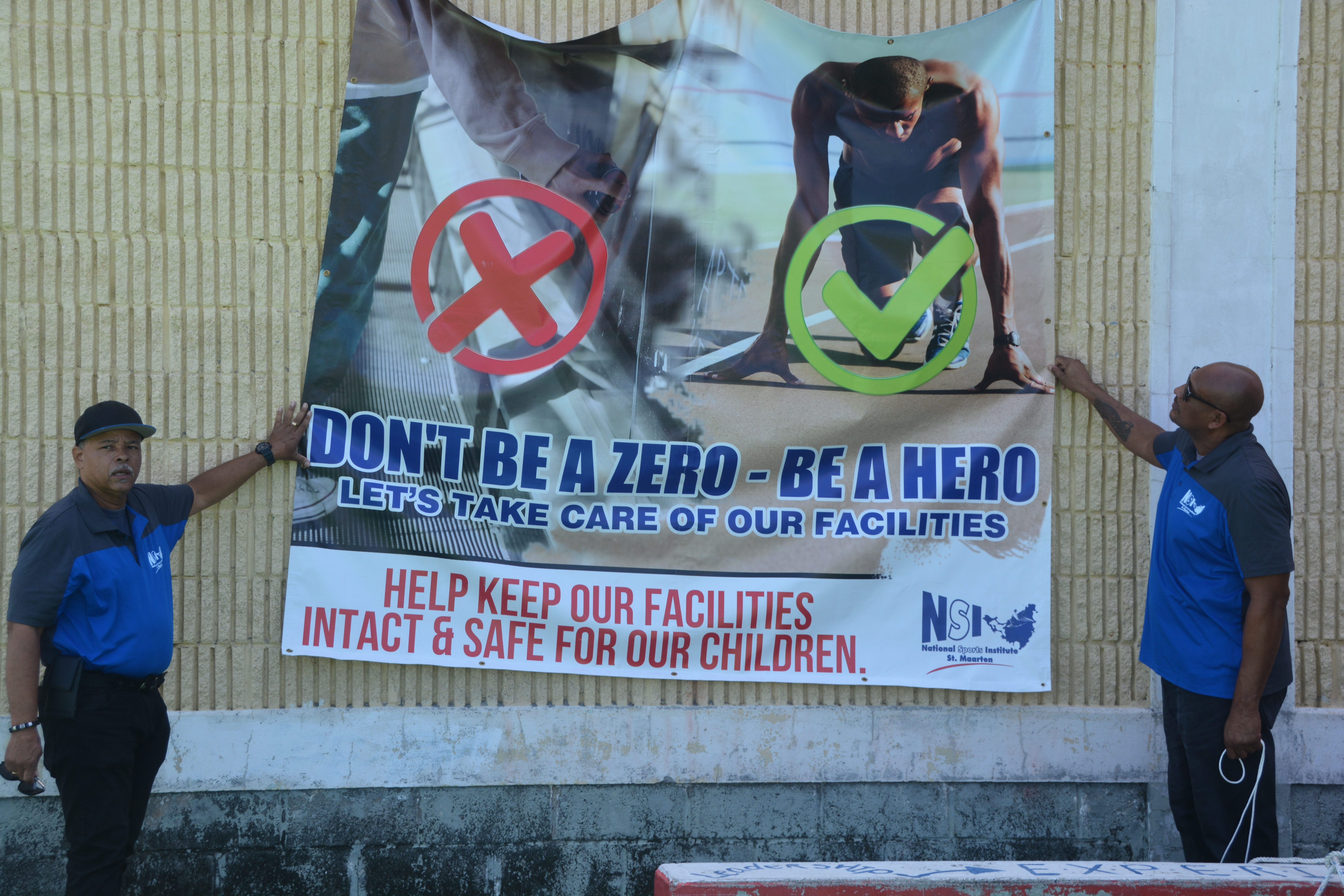 Sports Institute launches anti-vandalism campaign