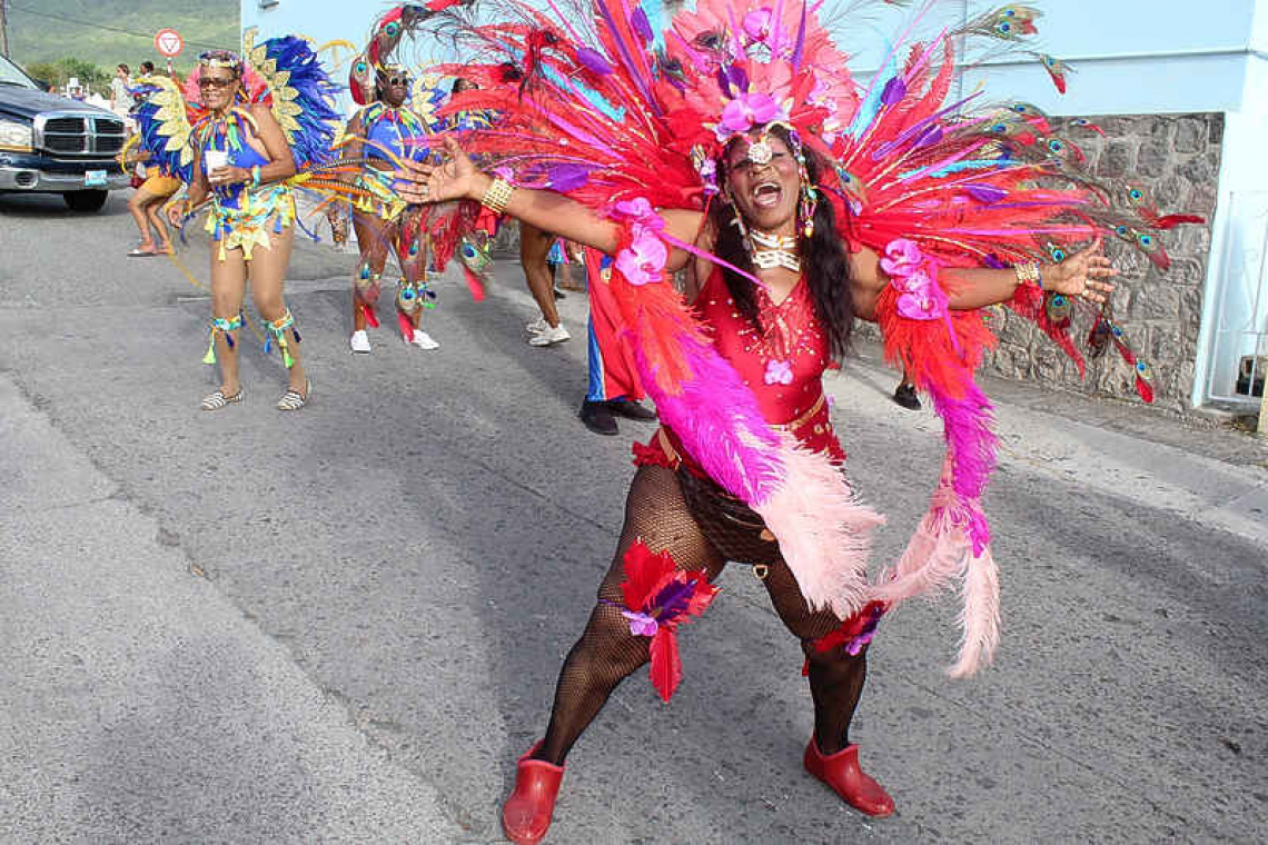 First day Carnival Parade  a kaleidoscope of colours