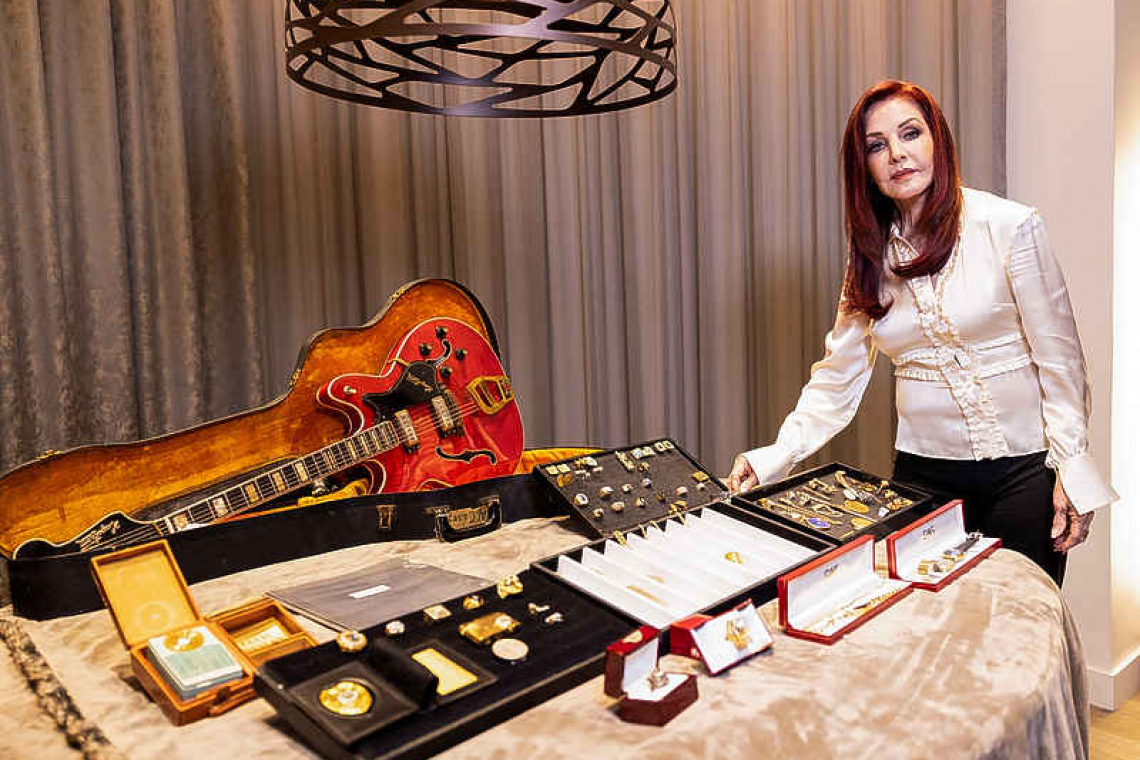 Auction house brings together Presley's lost jewelry collection