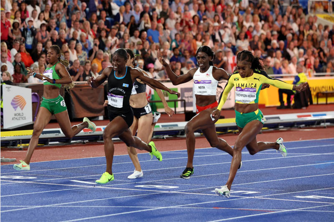 Thompson-Herah and Omanyala take 100m Commonwealth golds
