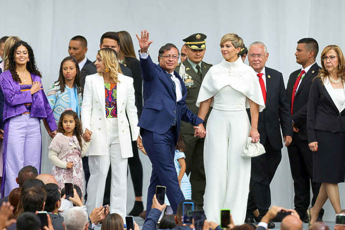 Petro takes office in Colombia promising peace and equality