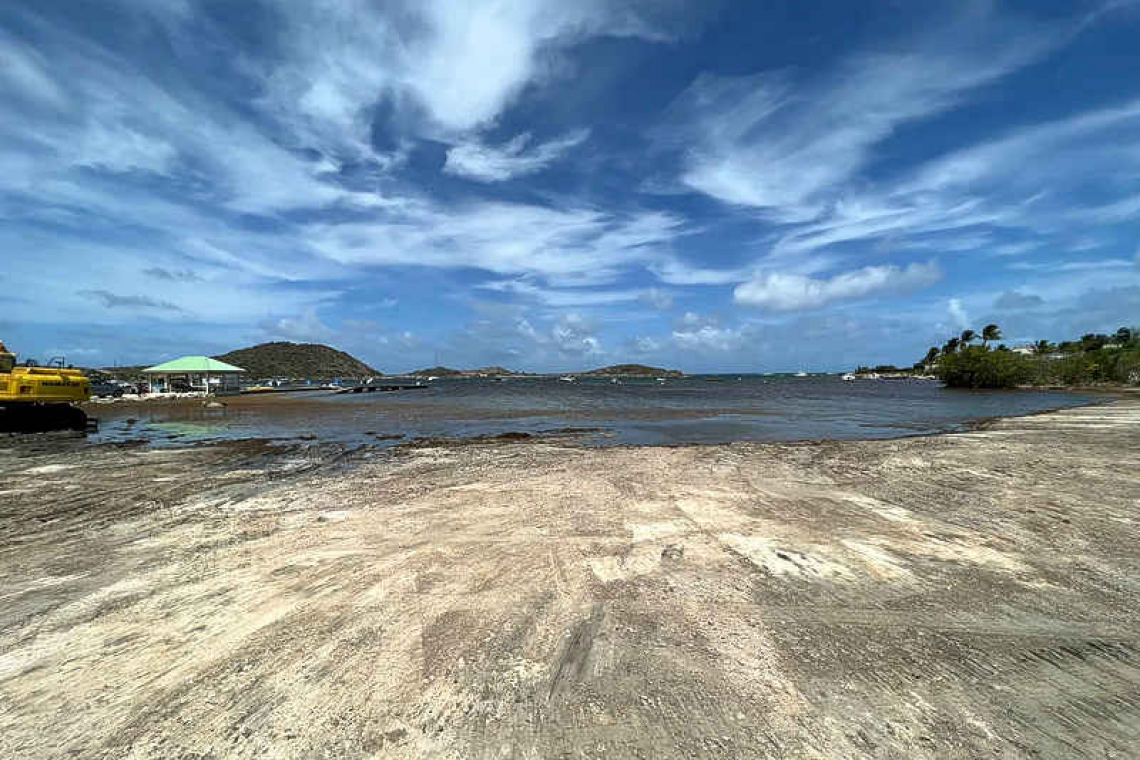 Vice-President Davis praises  effort on Sargassum collection