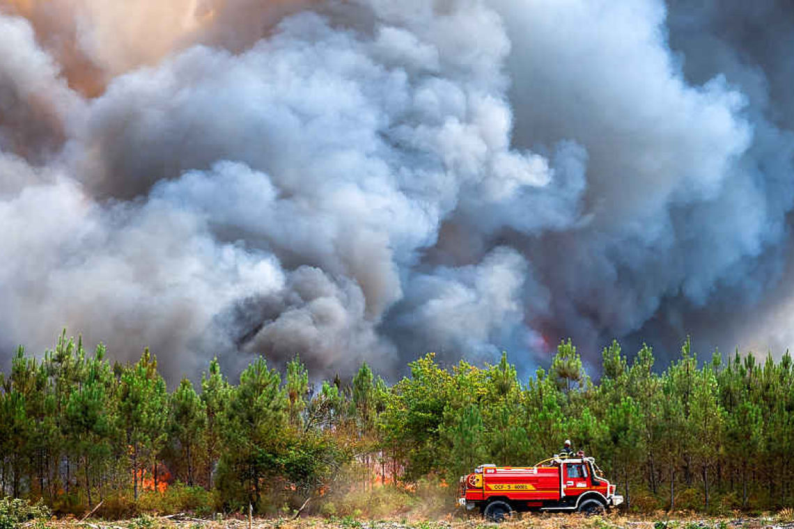 France battles 'monster' wildfire