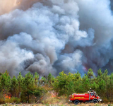 France battles 'monster' wildfire