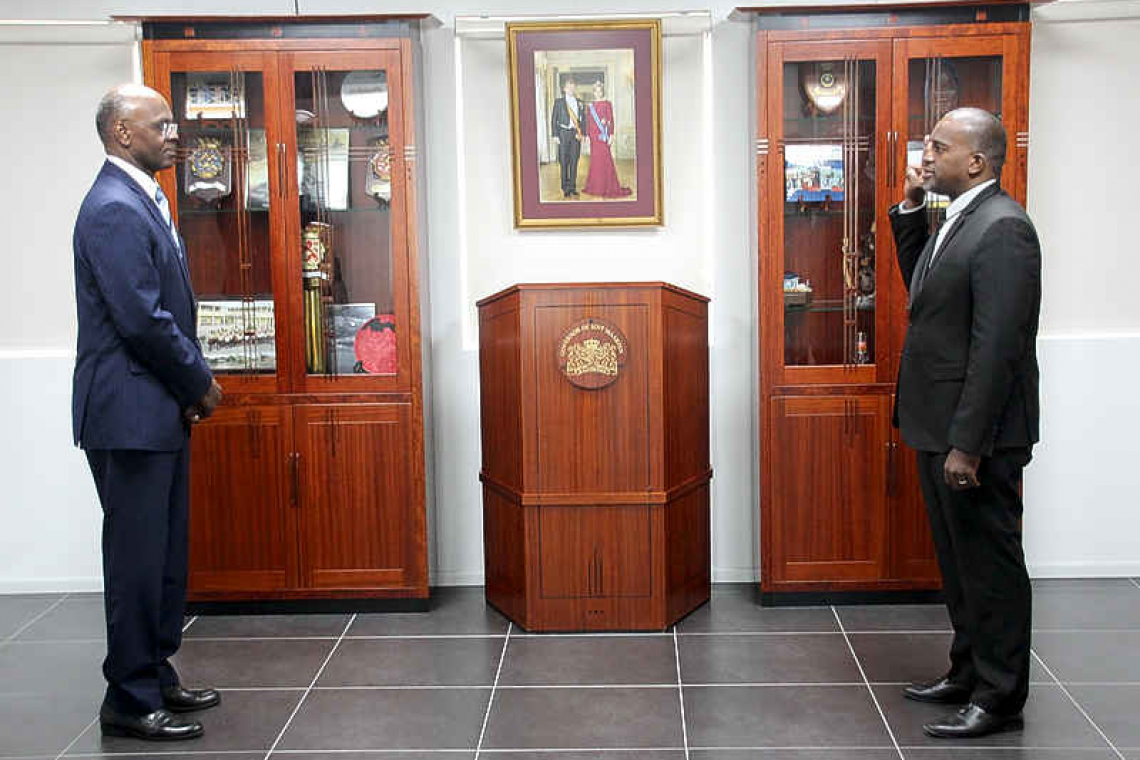 Ajamu Baly will be new  St. Maarten Governor